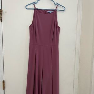 Antonio Melanie wide leg jumpsuit in purple/mauve